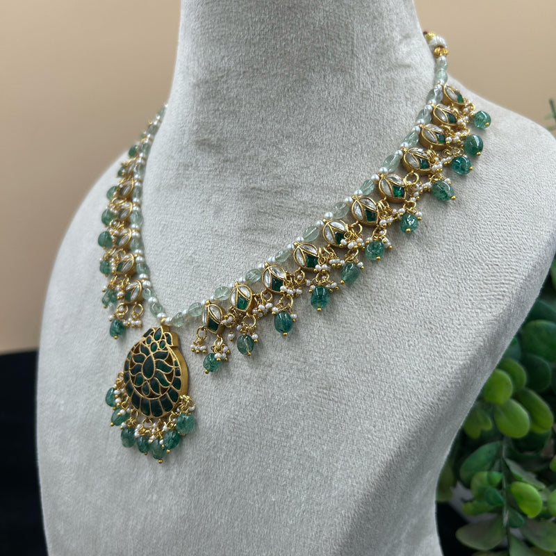 Jadau Kundan Necklace Set