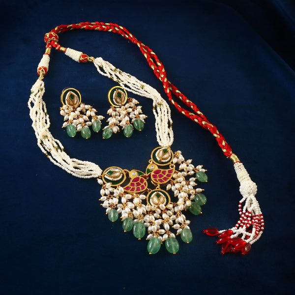 Jadau Kundan Necklace Set