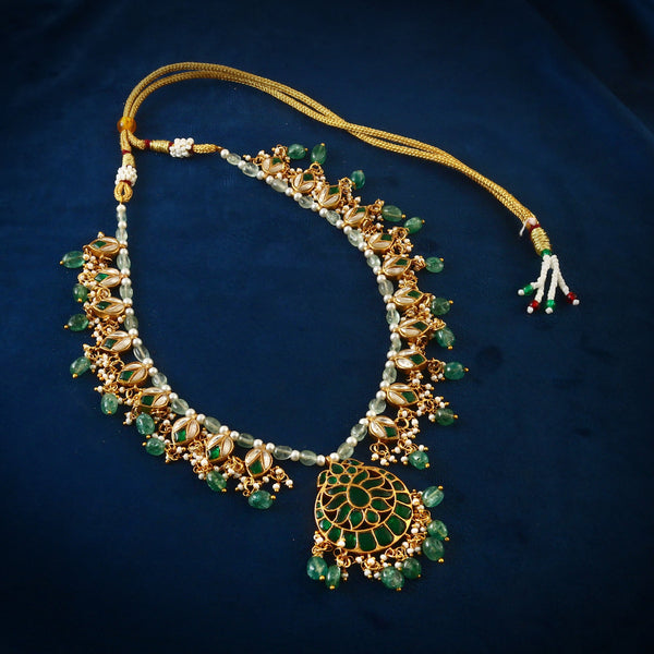 Jadau Kundan Necklace Set
