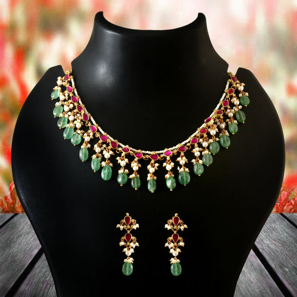 Jadau Kundan Necklace Set