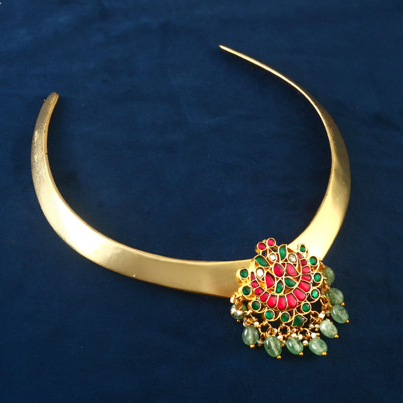 Jadau Kundan Tar Necklace