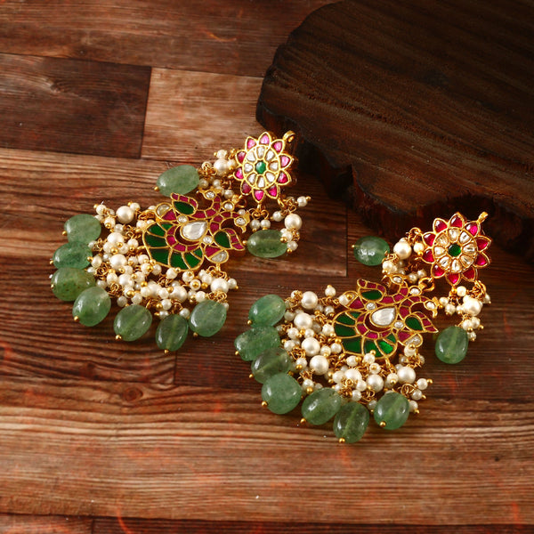 Ajass collection jdau chandhali earrings