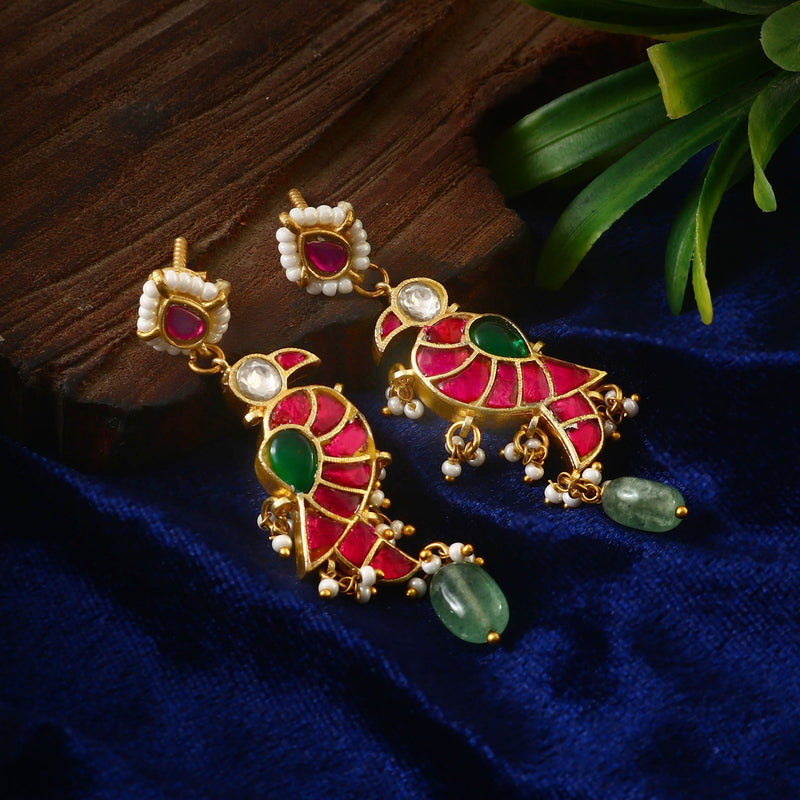 Earring  traditional pearl stone