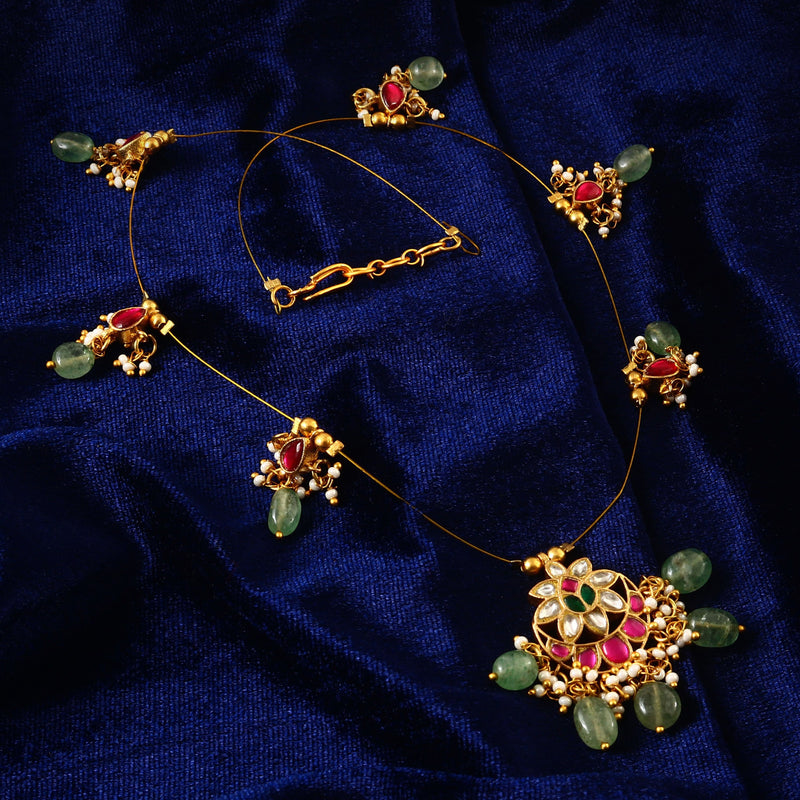 Jadau Kundan Necklace set