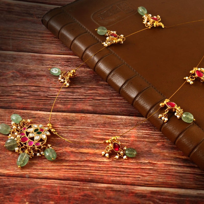 Jadau Kundan Necklace set