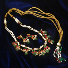 jadau kumdan necklace