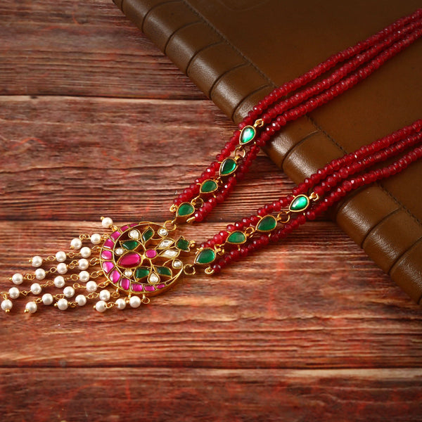 Triple Beads Necklace Set