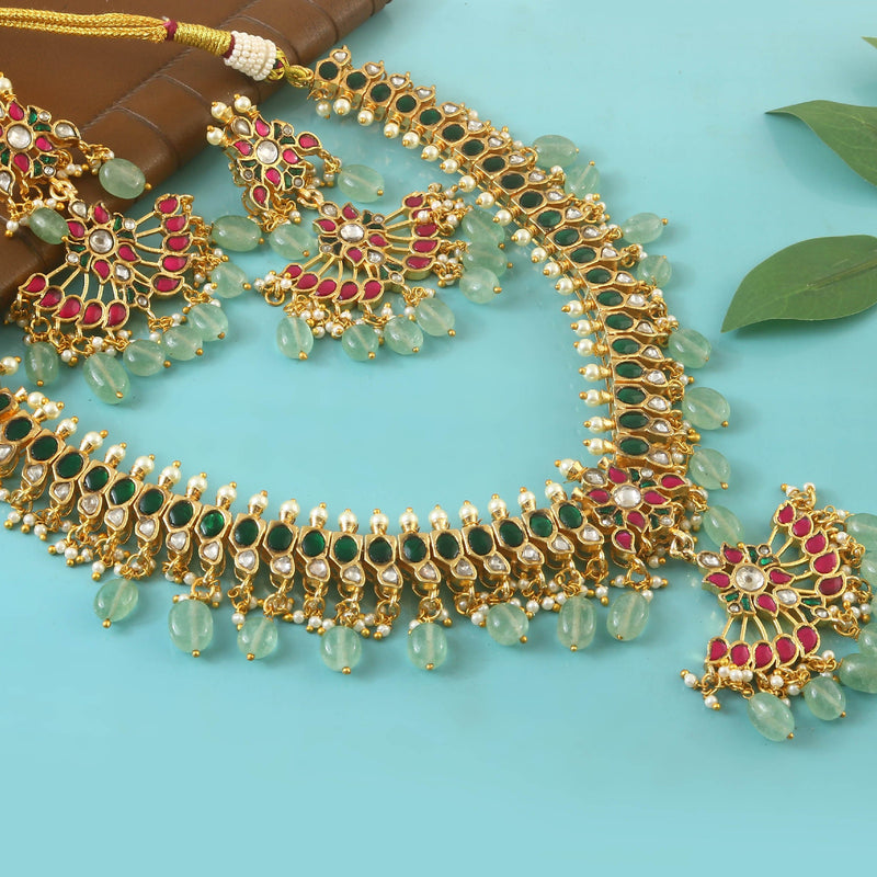 Necklace set ( Jadau Kundan premium Jewellery)