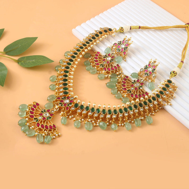 Necklace set ( Jadau Kundan premium Jewellery)
