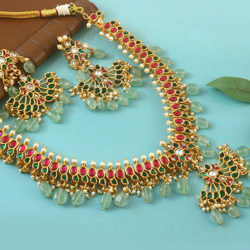 Jadau kundan necklace