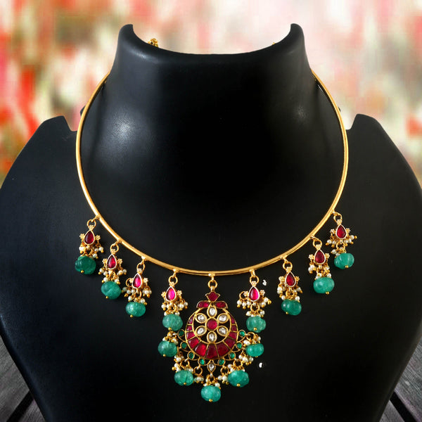 Exquisite Jadau Kundan Hasli Choker set
