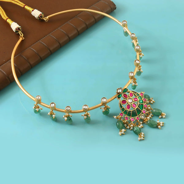Exquisite Jadau Kundan Hasli Choker
