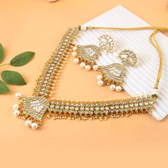 Jadau Kundan Long Necklace Set