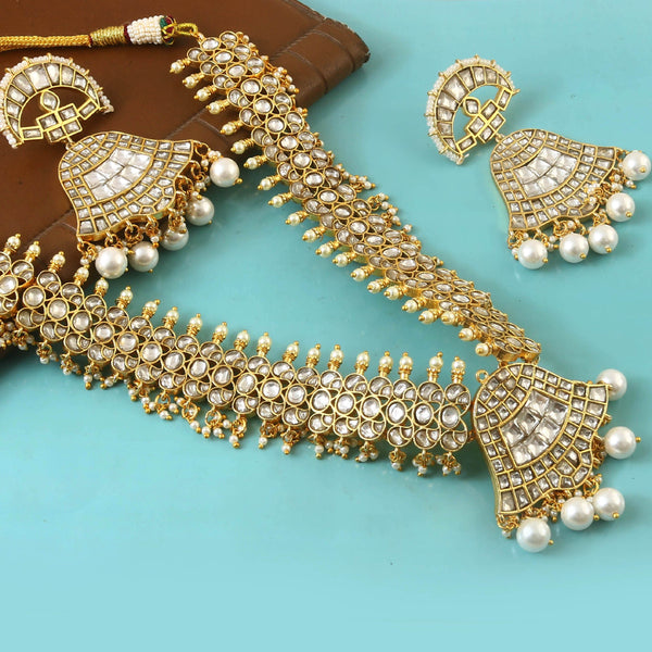 Jadau Kundan Long Necklace Set