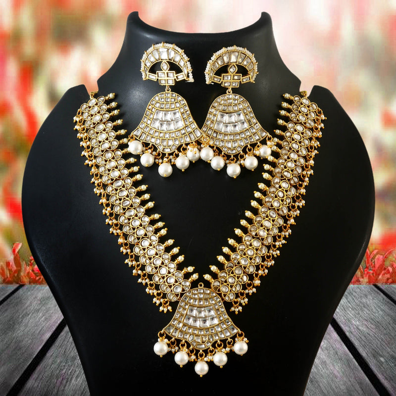 Jadau Kundan Long Necklace Set