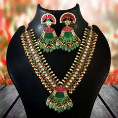 Jadau kundan Necklace Set
