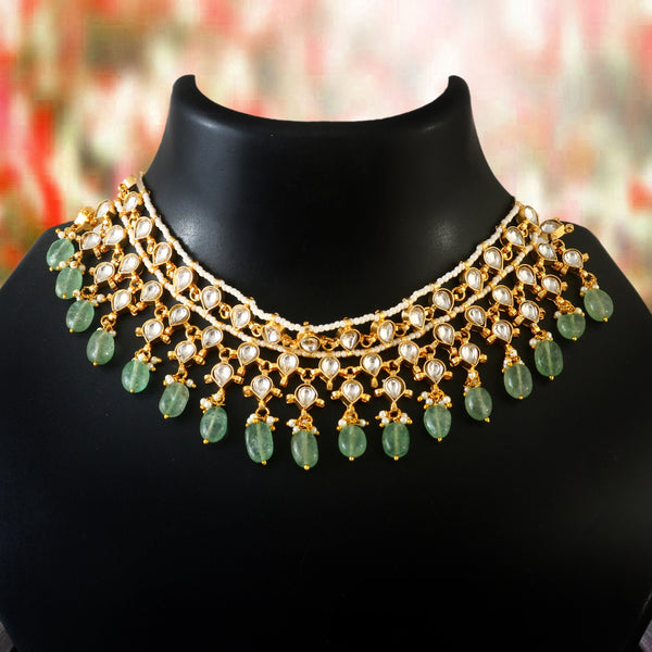 Jadau Kundan Necklace in south india an opulent choker  Set