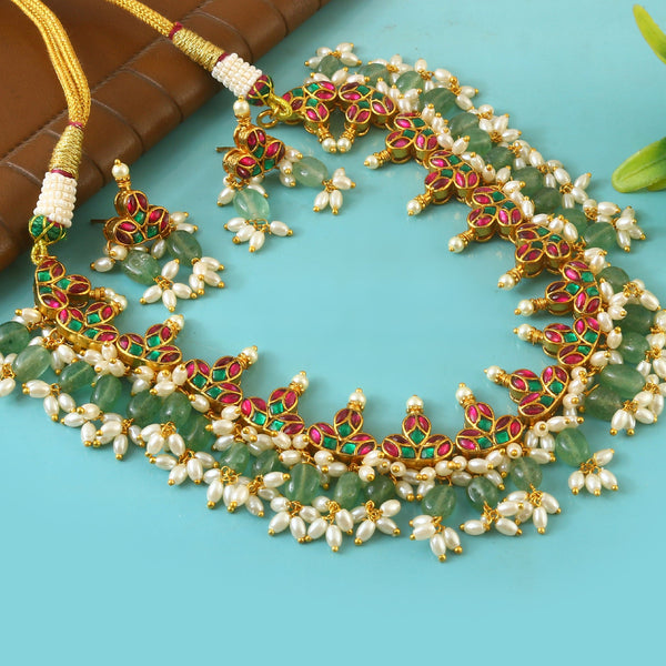 Jadau Kundan Necklace Set