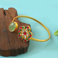 gold plated cuff bracelet