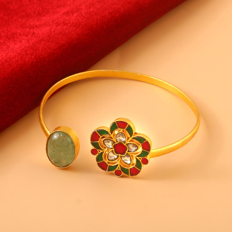 Exclusive Jadau Half moon Pearl Elegance