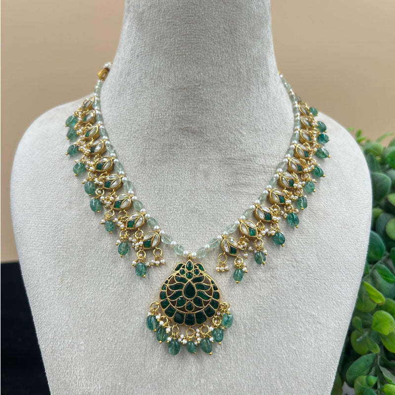 Jadau Kundan Necklace Set