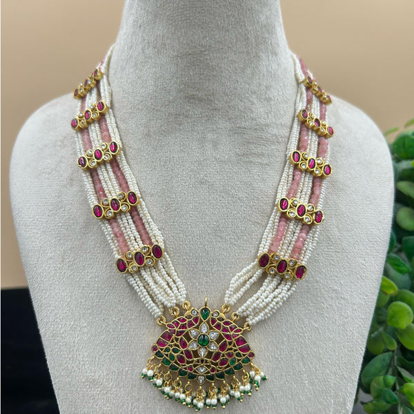Jadau Kundan Tika Necklase Set