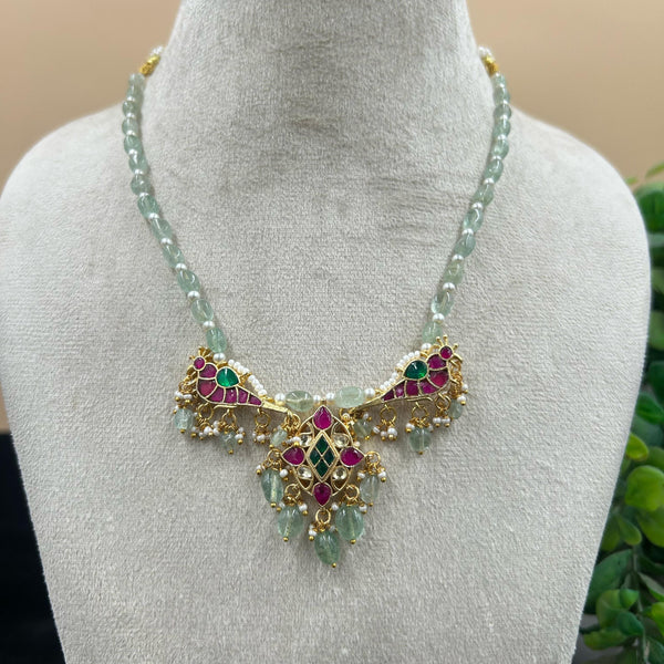 Jadau Trikon Necklase Set