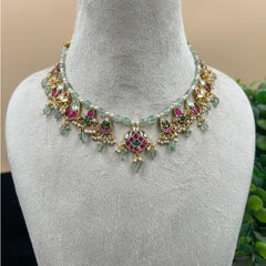 Single Bead Multi Necklace Set