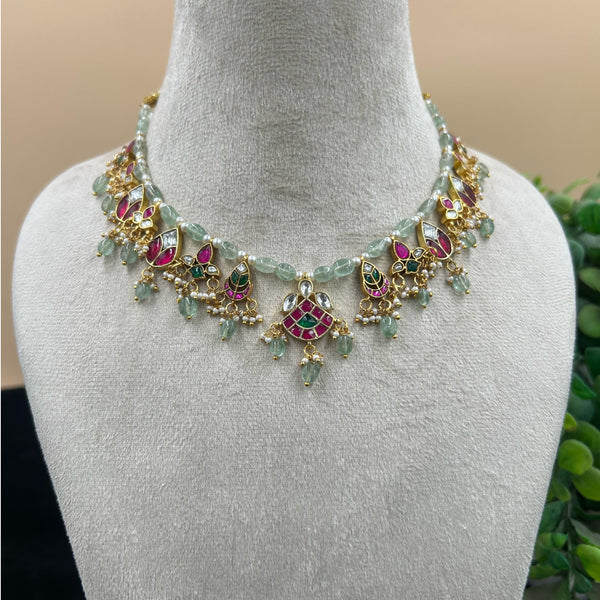 Single Bead Multi Necklace Set