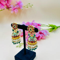 Long Jhumka Set