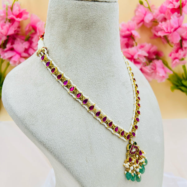 Jadau Kundan Necklace Set