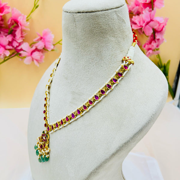 Jadau Kundan Necklace Set