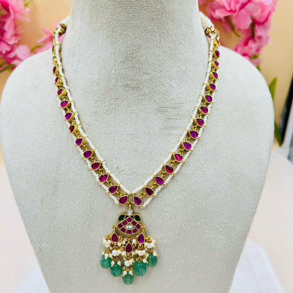 Jadau Kundan Necklace Set