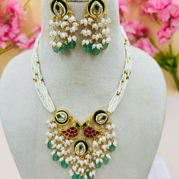 Jadau Kundan Necklace Set