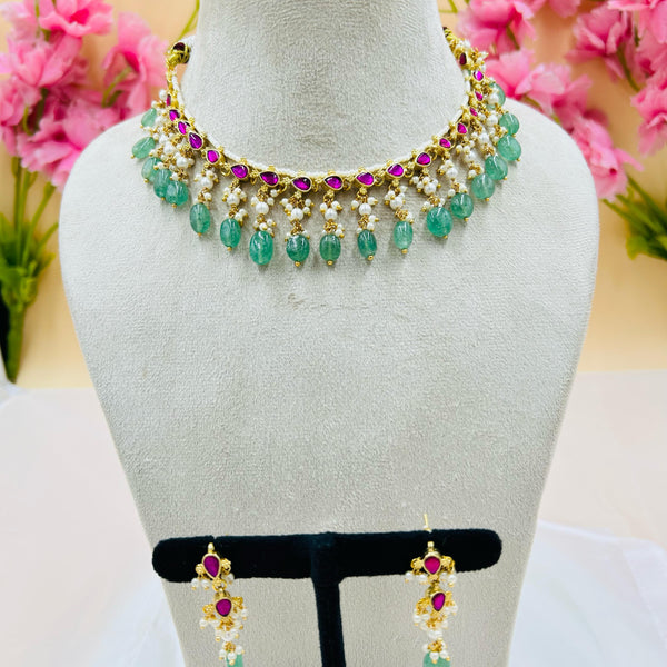 Jadau Kundan Necklace Set
