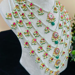 Multi Chain Bead Necklace Set