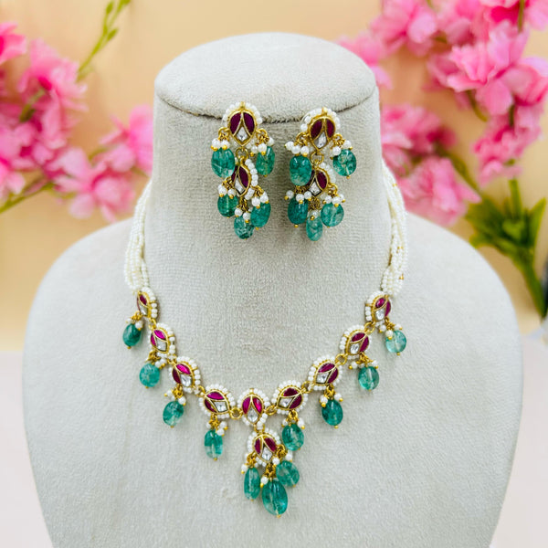 Jadau Kundan Necklace Set