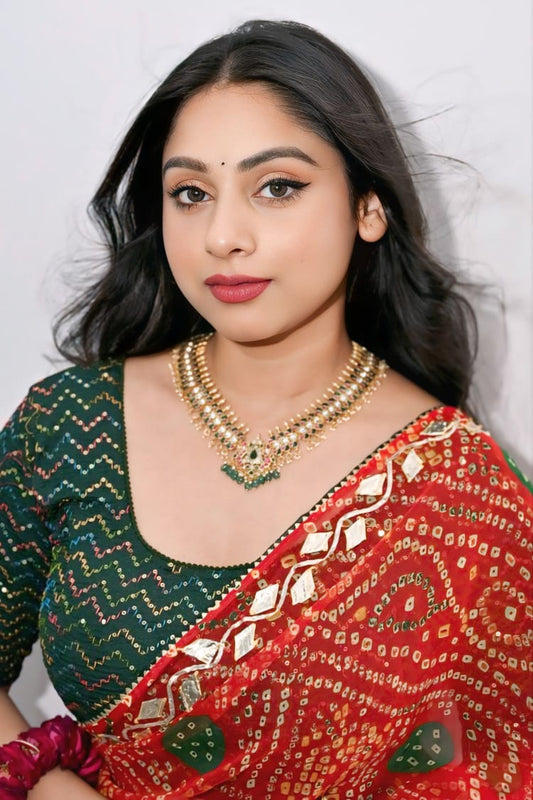 Jadau Kundan Necklace Set