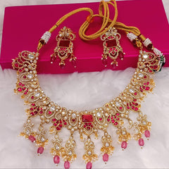 Jadau Kundan AD  Necklace Set