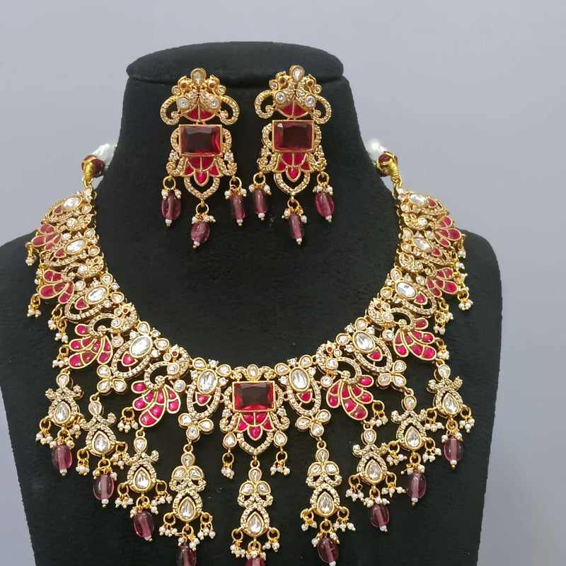 Jadau Kundan AD  Necklace Set