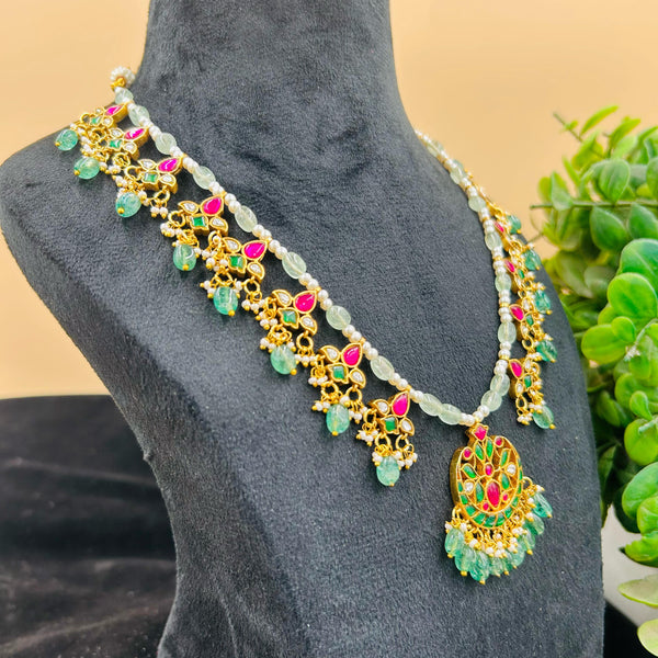 Bead Jadau Kundan Necklase Set