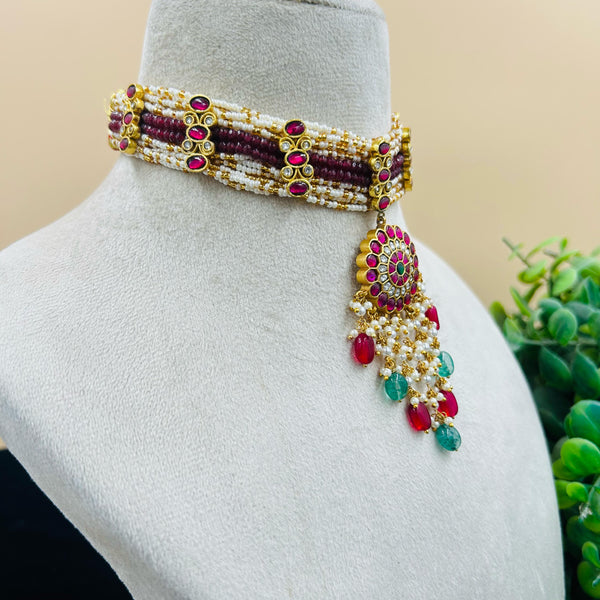 Round Bead Necklace Set 2