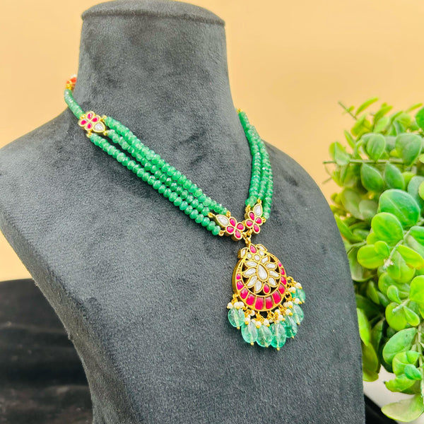 Triple Beads Necklace Set