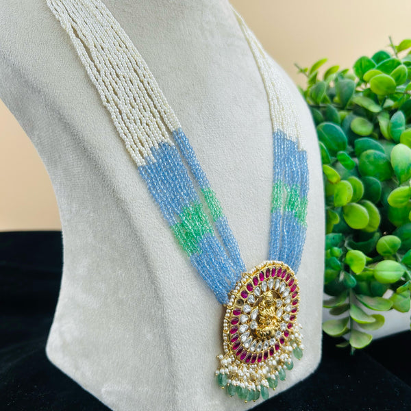 Multi Chain Laxmi Necklace