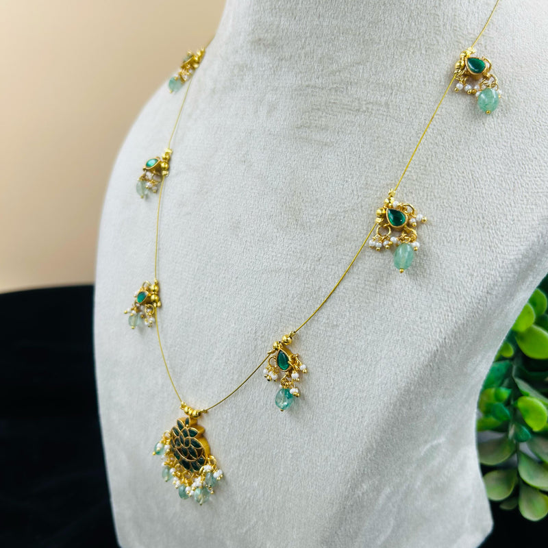 Single Chain Necklace Tika Set