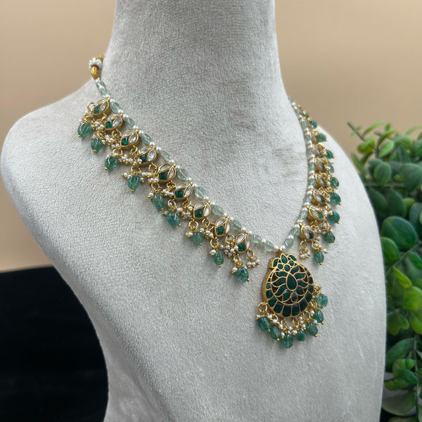 Jadau Kundan Necklace Set