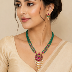 Beads Moti Necklace Set