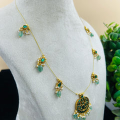 Single Chain Bead Necklace Set