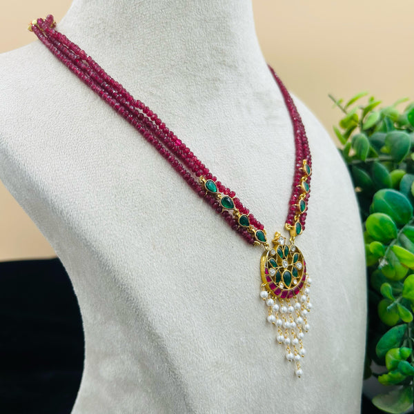 Triple Beads Necklace Set