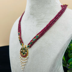 Triple Beads Necklace Set